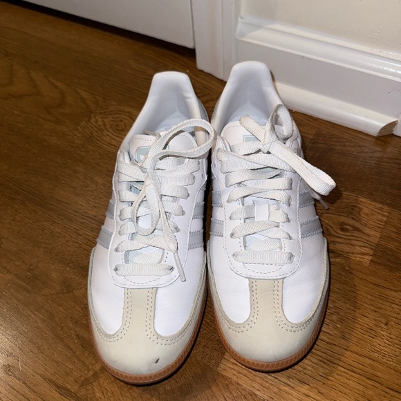 adidas Shoes - Adidas White Samba Sneakers